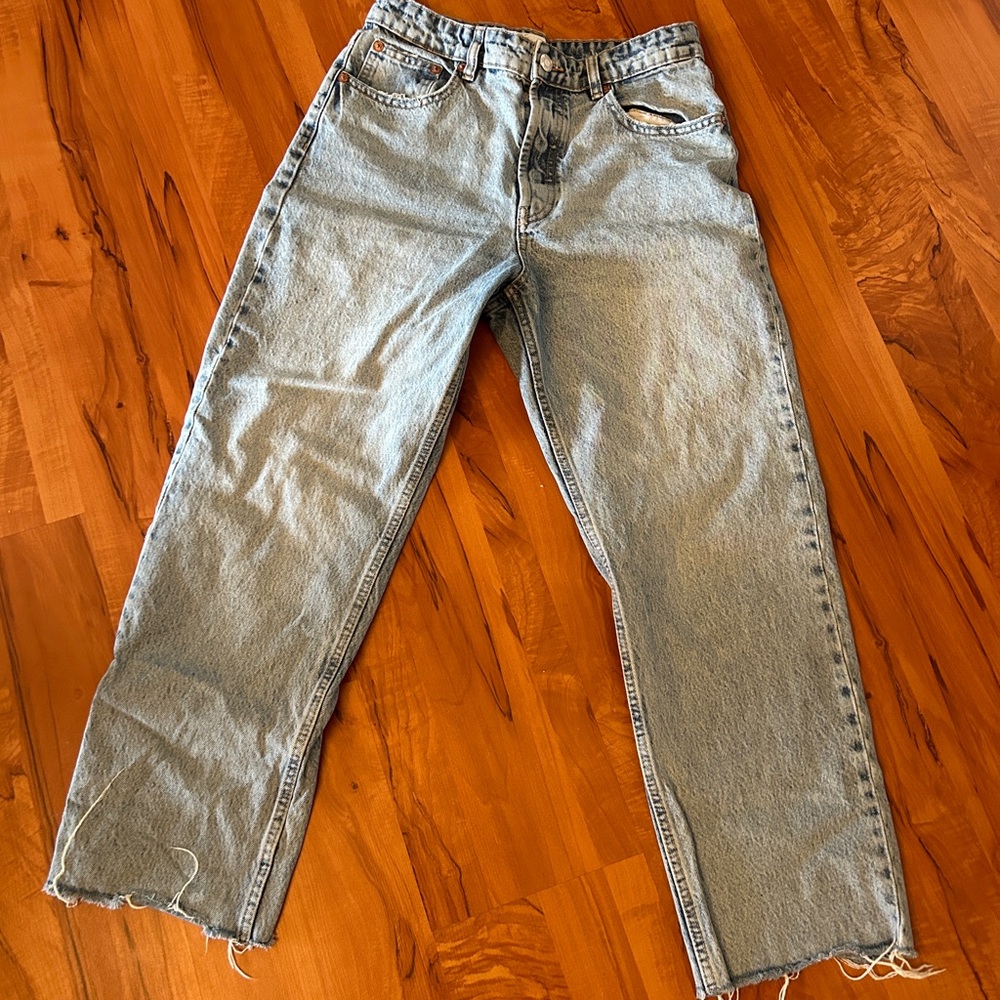Zara distressed jeans